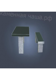 Стол-лавка 129