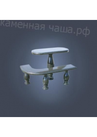 Стол-лавка №136