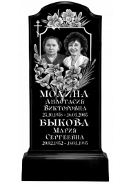 Мраморный памятник на двоих СТ-023