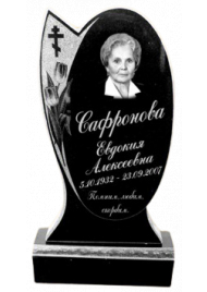 Гранитный вертикальный памятник №5