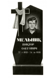 Гранитный вертикальный памятник №25