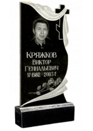 Гранитный вертикальный памятник №29