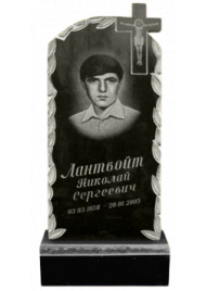 Гранитный вертикальный памятник №30