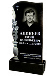 Гранитный вертикальный памятник №39