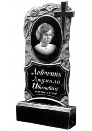 Гранитный вертикальный памятник №63