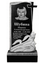 Гранитный вертикальный памятник №66