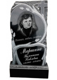 Гранитный вертикальный памятник №68