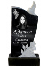 Гранитный вертикальный памятник №88