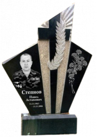Гранитный вертикальный памятник №100