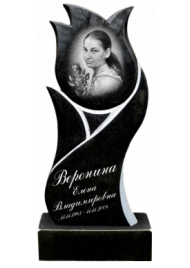 Гранитный вертикальный памятник №107