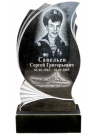 Гранитный вертикальный памятник №115