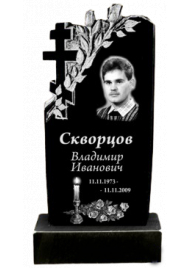 Гранитный вертикальный памятник №147